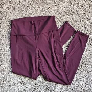 Prana Deep Purple High-Waisted Leggings